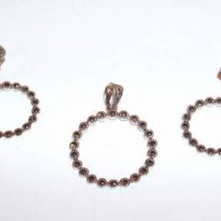 Inel din argint cu marcasit si cristale Swarovski