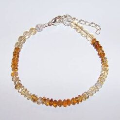 Bratara din argint cu cristale de citrin si opal Bratara din argint cu cristale de citrin si opal