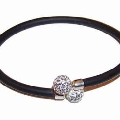 Inima din cristal Swarovski multifatetat pe lant din argint