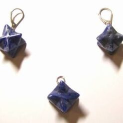 Set Merkaba din sodalit pe argint