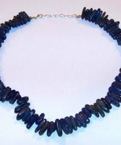 Bratara placata cu cristale de lapis lazuli