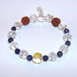 Pandantiv din lapis lazuli in montura din argint
