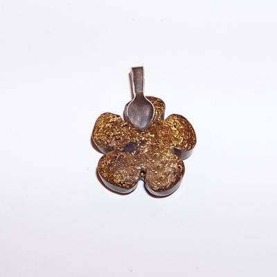 Pandantiv din bronzit - Floarea Vietii