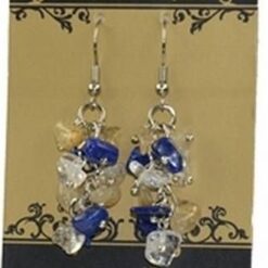 Pandantiv din lapis lazuli in montura din argint