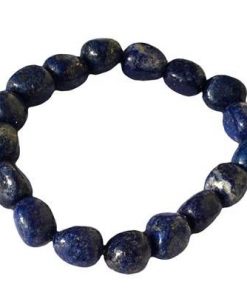 Set din aur de 14 K cu cristale de lapis lazuli si perle