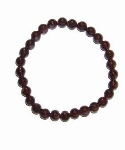 Bratara cu cristale de granat, pe elastic