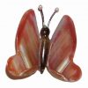 Brosa din agat pe metal nobil - Fluturele Eliberarii