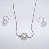 Set cu perle pe lant din argint
