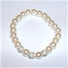 Bratara pe elastic, cu perle si sfere tip Shamballa