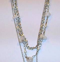 Merkaba din cristal de jasp roscat - ARGINTAT