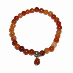 Pandantiv - simbol Reiki argintat cu cristal de calcedonie