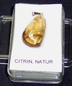 Colier cristale de citrin, cuart fumuriu, aur 14k