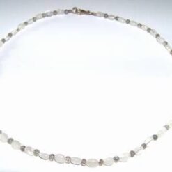 Cristal natural din larimar cu agatoare din argint