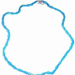 Set din argint cu cristale de turcoaz - cub