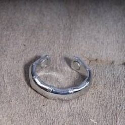 Inel din cupru, placat cu argint, cu magneti