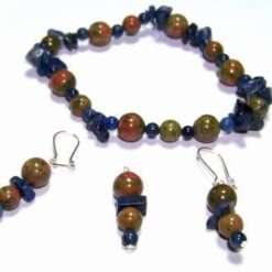 Bratara din lapis lazuli pe elastic