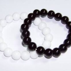 Bratara din opal dendritic/ merlinit cu argint