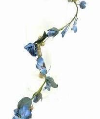Crenguta cu flori de mar roz - 120 cm