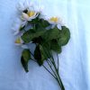 Floare de Lotus alba - 50 cm - 3 fire