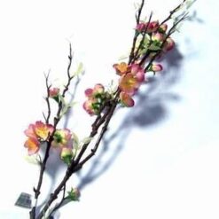 Crenguta cu flori de mar roz - 120 cm
