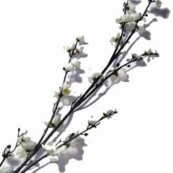 Crenguta cu flori de mar roz - 120 cm