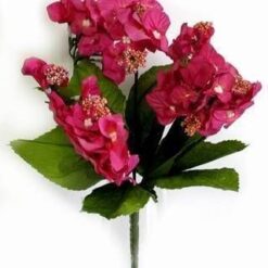 Crenguta cu flori de mar roz - 120 cm