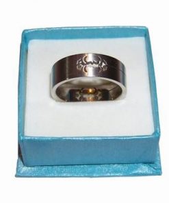 Inel celtic, unisex, din inox, cu cele 3 tipuri de noroc