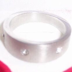 Inel din inox cu pietre