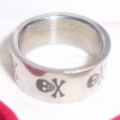 Inel din inox cu pietre