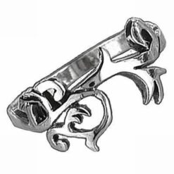 Inel din inox cu pietre