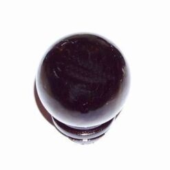 Sfera din cristal natural de jais/gagat