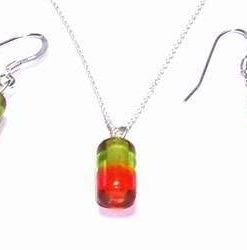 Pandantiv din cristal de Murano cu cifra 8
