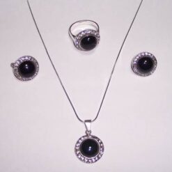 Set din onix cu simbolul sanatatii