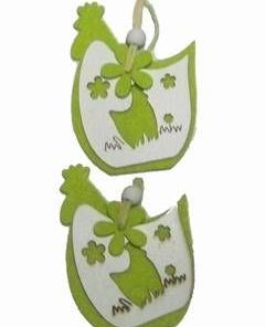 Ornament Feng Shui cu 2 gaini pentru prosperitate