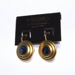 Cercei placati cu aur de 14k