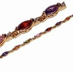 Bratara fixa placata cu aur de 14K