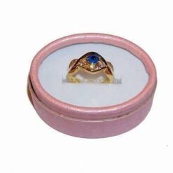 Inel placat cu aur de 14k si strasuri