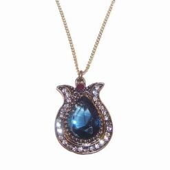 Inel din argint cu safir industrial si marcasite