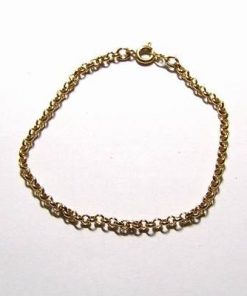 Bratara fixa placata cu aur de 14K