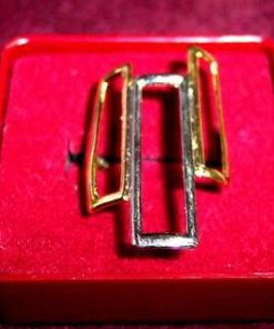 Pereche de verighete placate cu aur de 14k