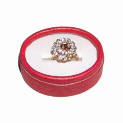 Merkaba din cristal de jasp roscat - ARGINTAT