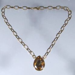 Colier placat cu aur - zale mari