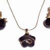 Set de bijuterii placate cu aur de 14k