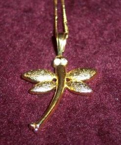 Pandantiv placat cu aur de 14k, pe lantisor - model unicat !