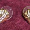 Cercei placati cu aur de 14k