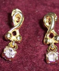 Cercei placati cu aur de 14k - model unicat !