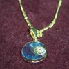 Pandantiv placat cu aur de 14k, pe lantisor - unicat !