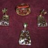 Set de bijuterii placate cu aur de 14k
