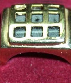 Inel placat cu aur de 14k