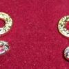 Cercei placati cu aur de 14k